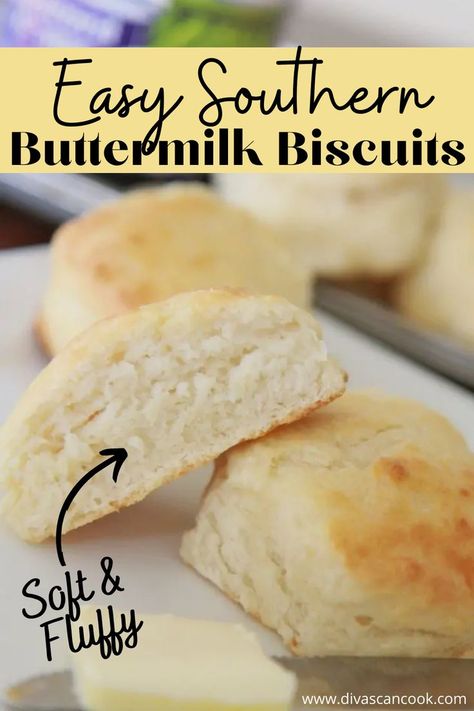 Soft, fluffy and buttery buttermilk biscuits that bakes up so tender. Simple old-fashioned recipe! Buttermilk Biscuits Easy, Southern Buttermilk Biscuits, Fall Party Food, Easy Biscuit Recipe, Homemade Buttermilk Biscuits, Buttermilk Biscuits Recipe, Southern Biscuits, Canned Biscuits, Buttery Biscuits