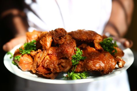 New Orleans' National Fried Chicken Festival Returns For Second Year | Essence.com New Orleans Chicken, Food For Beginners, Hoppin John, Scottish House, Pecking Order, Saint Ann, Turmeric Latte, Southern Cuisine, Chicken And Rice