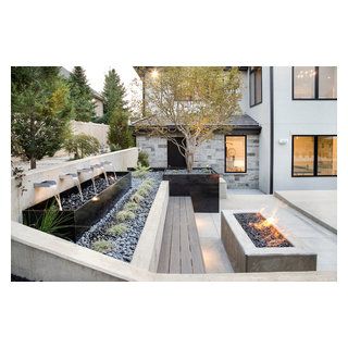 Backyard Retaining Walls, Sloped Backyard Landscaping, Landscaping A Slope, Sloped Yard, Sloped Backyard, Landscaping Retaining Walls, Hillside Landscaping, Sloped Garden, Backyard Remodel