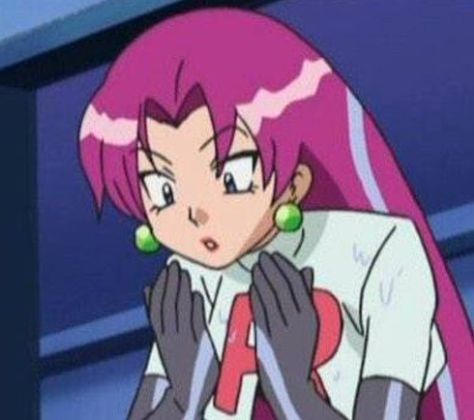 she looks..normal Jesse Pokemon, Pokemon Jessie And James, Jessie Team Rocket, James Pokemon, Jessie Pokemon, Old Pokemon, Pokemon People, Pokemon Memes, Team Rocket