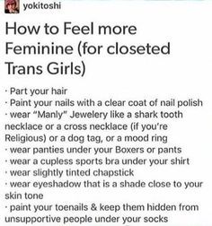 Transgender Mtf, Trans Art, More Feminine, Female Transformation, Trans Pride, Mood Ring, Gender Identity, Just In Case, Life Hacks