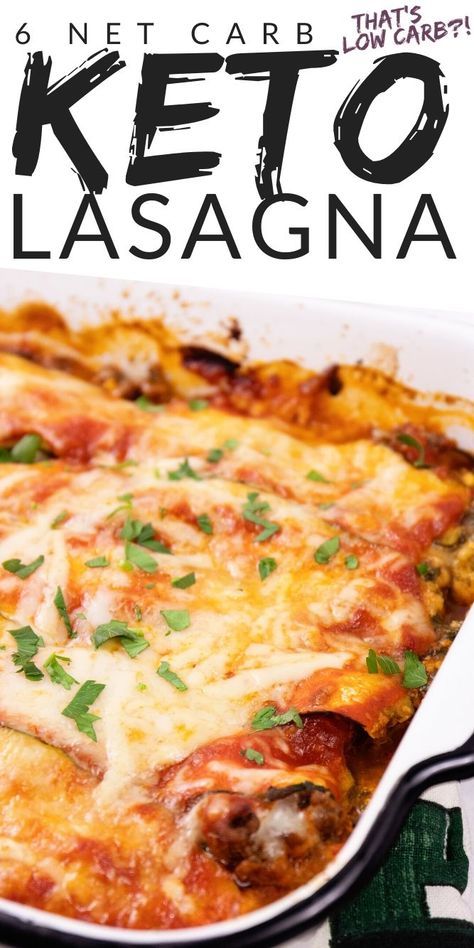 Keto Lasagna using zucchini noodles. In this epic recipe all of your favorite flavors are packed into one low carb dish AND you are getting a healthy dose of vegetables into your diet. Absolute win-win of a dinner. Lasagna With Zucchini, Low Carb Zucchini Lasagna, Casserole Dinners, Lasagna With Zucchini Noodles, Carb Dishes, Low Carb Noodles, Low Carb Marinara, Keto Casseroles, Keto Beef