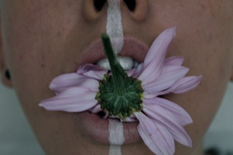 face paint and eating flowers ©isobella grist Eating Flowers Photography, Flowers Coming Out Of Mouth, Flower Gore, Flower In Mouth, Eating Flowers, Timothy Green, Bird In A Cage, Beautiful Chaos, Flower Tie