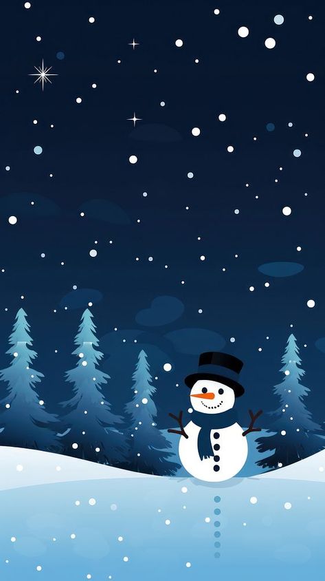 Snowman night christmas outdoors. AI generated Image by rawpixel. | free image by rawpixel.com / Sirikamon Suriyamonthon Snowman Phone Wallpaper, Snowman Iphone Wallpaper, Cute Wallpaper Christmas, Snowman Wallpaper Iphone, Christmas Wallpaper Snowman, Cute Snowman Wallpaper, Christmas Snowman Wallpaper, Snowman Background, Xmas Background