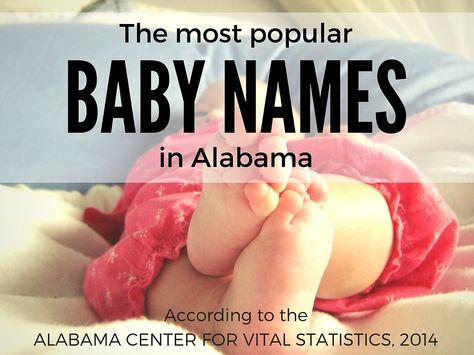 The Alabama Center for Vital Statistics has released the most popular baby names in Alabama, plus how many babies received each name. Muscle Shoals Alabama, Alabama Baby, Popular Baby Names, Old Names, Sweet Home Alabama, Statistics, Baby Names, Alabama, How Many