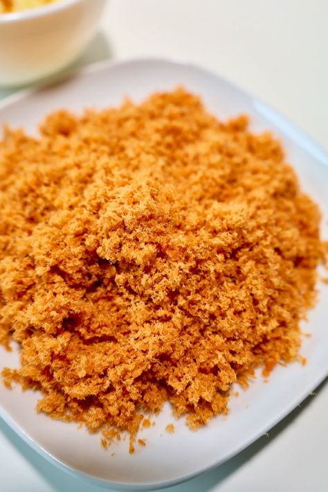 Fish Floss Recipe Chicken Floss, Pork Floss, Seafood Recipe, Fish Species, Cooked Rice, Sticky Rice, Fish Fillet, Pastry Dough, Asian Dishes