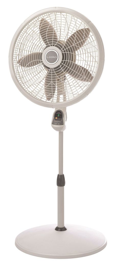 18" Oscillating Pedestal Fan with Remote Control Pedestal Fans, Standing Fans, Stand Fan, Portable Fans, Pedestal Fan, Adjustable Base, White Floors, Electric Fan, Grill Design