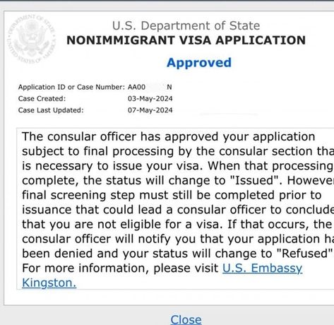 Visa approval for a family of 2. Congratulations 👏🎉 Canada Visa Approval Letter, Us Visa Approved, Visa Application Form, Visa Approved, Us Visa, Uk Visa, 2025 Vision, Application Form, Visa Card