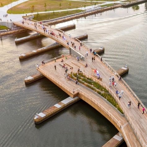 Bridges Architecture, Public Space Design, Landscape Architecture Design, Bridge Design, Pedestrian Bridge, Design Competitions, A Bridge, Urban Planning, Urban Landscape