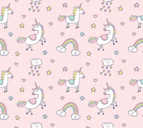 Premium Vector | Cute unicorn seamless background Legging Designs, Unicorn Vector, Unicorn Print, Seamless Background, Cute Unicorn, Leggings Design, Kids Prints, Go To Sleep, Cute Pattern