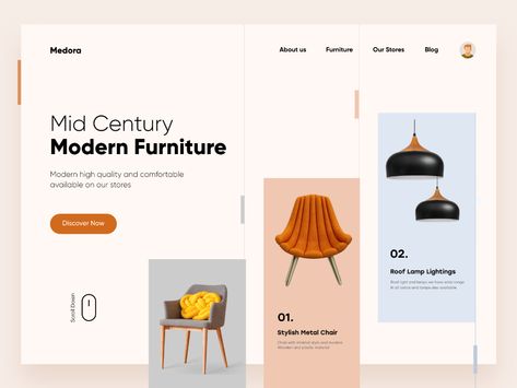 Furniture Catalog Design, Furniture Landing Page, Presentation Furniture Design, Diamond Furniture, Furniture Graphic, Mailer Design, Furniture Website, Furniture Ads, Desain Editorial