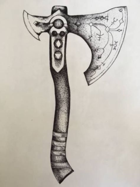 Vikings Tattoo Axes, Gjallarhorn Tattoo, Viking Hammer Tattoo, Machado Viking Tattoo, Viking Ax Tattoo, Viking Axes Design Tattoo, Ax Tattoo, Machado Tattoo, Tattoos Native American