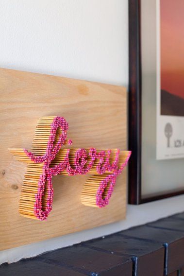 Eagle Rock Los Angeles, Match Stick Art, Matchstick Craft, Instagram Wall, Eagle Rock, Stick Art, Diy Furniture Hacks, Furniture Hacks, Cool Ideas