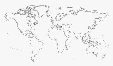 Free Printable World Map, World Map Europe, Blank World Map, India World Map, World Map Outline, Printable World Map, World Map Continents, Human Vector, Asia Continent