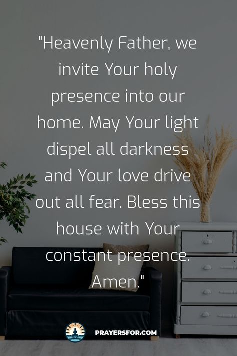 Divine Presence Prayer Prayers For Home Protection, Prayers For Home, Home Bible Verses, Prayer Space At Home, Anointing Your Home, Prayer For Courage, Powerful Prayers, Healing Light, Healing Waters