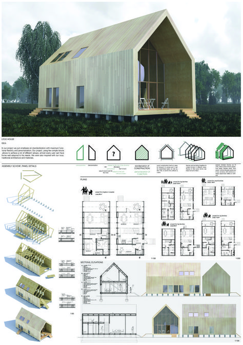 Design Casa Piccola, Prefab Cabins, A Small House, Modern Barn House, A Frame House, Modern Barn, Tiny House Cabin, Tiny House Plans, Prefab Homes