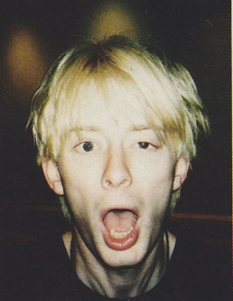 Thom Yorke, Radiohead, Blonde Hair, Blonde, Hair