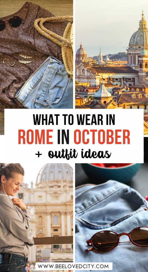 Planning a trip to Rome this fall? Here's your complete Rome packing list for October and November! Discover casual yet stylish Italy outfits perfect for exploring the city, along with tips on how to dress in Italy during the cooler months. From Italian fall fashion trends of 2023 to must-have items, we've got you covered for that perfect European adventure. #RomeFashion #ItalyPackingTips #FallOutfits City Break Outfit Rome, Trip To Rome Outfits, Fall Outfits For Rome, Dress For Italy Fall, Rome Italy Outfits October, Rome In Fall Outfits, Outfits Italy Fall, Outfits For Rome In November, Rome City Break Outfits