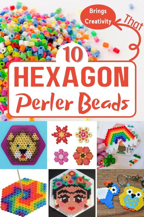 Hexagon Perler Bead Patterns Hexagon Perler Bead Patterns, Melted Bead Crafts, Market Day Ideas, Perler Beads Ideas, Easy Perler Bead Patterns, Beaded Designs, Theater Design, Fuse Bead Patterns, Fusion Beads