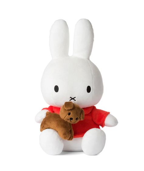 Arriving Wednesday, 30th July Double the plushies, double the fun! Meet Miffy, together with her best buddy, Snuffy. Miffy loves going on adventures with Snuffy, will you join them?All Miffy & Friends soft toys by Bon Ton Toys are handmade, with only the best materials and contain 100% recycled PET filling. They're the perfect gift for new babies and children.All plush by Bon Ton Toys are manufactured according to the highest standards when it comes to Ethical Production (ICTI) and always with t Miffy Plushies, Miffy Christmas, Miffy Doll, Miffy Cartoon, Acorn Kids, Sleep Gifts, Love Is Gone, Bon Ton, Good Buddy