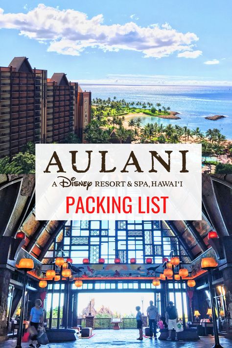 Everything you need to pack when staying at Disney's Aulani Resort in Hawaii What To Pack For Disney Aulani, Disney Hawaii Aulani, Hawaii Aulani, Disney Resort Hawaii, Oahu Trip, Disney Aulani Resort, Disney Hawaii, Hawaii Trip Planning, Hawaii Packing List