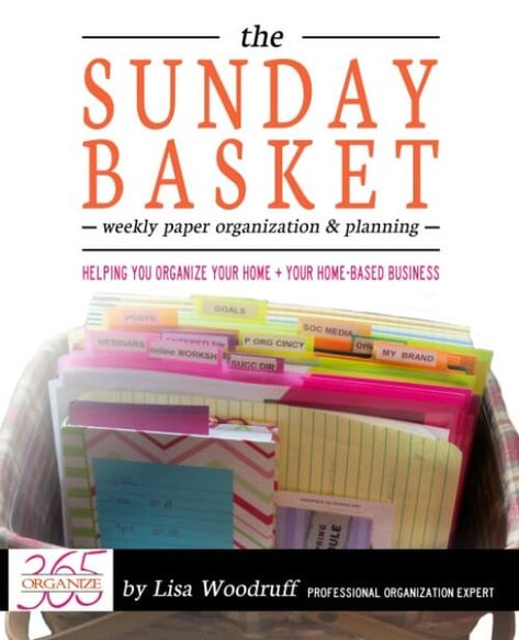 Sunday Basket, Paper Organization System, Organize 365, Home Organization Binders, Paper Clutter Organization, Organizing Paperwork, Bill Organization, Paper Clutter, Clutter Organization