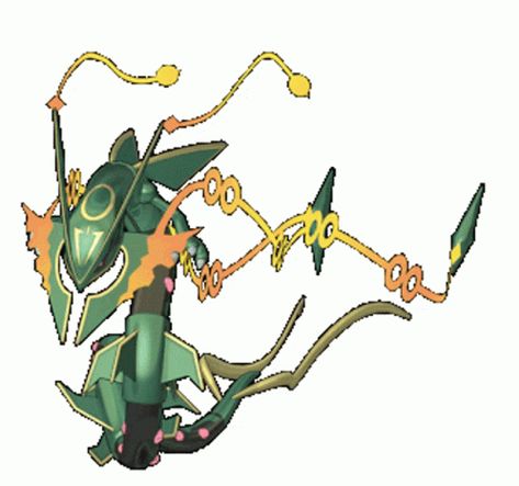 Gif Pixel Art Animation, Mega Rayquaza, Rayquaza Pokemon, Dragon Anatomy, Pixel Gif, Pokemon Sprites, Mega Pokemon, Pokemon Gif, Horror Villains