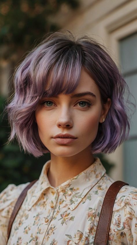 🦋 Fabulous Kort Bob Short Bob Hairstyles Inspiration Short Edgy Hair Color, Hair Color Ideas For Short Hair Bobs, Hair Bangs And Layers, Edgy Hair Color, Bangs And Layers, Kort Bob, Trendy Bob, Short Hair Highlights, Hairstyles Inspiration