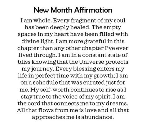 New Month Affirmations, I Am Affirmations, Energy Healing Spirituality, Manifestation Board, Writing Therapy, Law Of Attraction Affirmations, Morning Affirmations, Faith Hope Love, Manifestation Affirmations