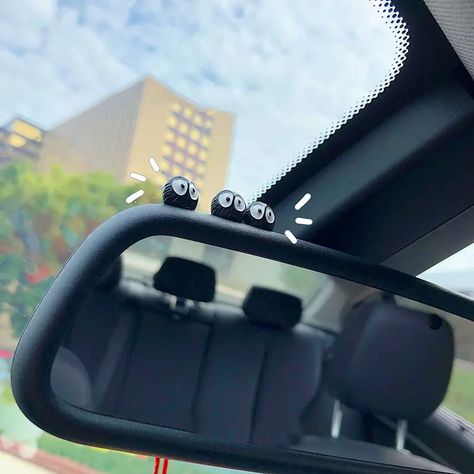 Upgrade Your Car's Interior With These Black Elf Decorations! - Temu Ghibli Car Accessories, Studio Ghibli Car Decor, Ghibli Plushies, Studio Ghibli Car, Ghibli Character, Ghibli Merch, Black Elf, Mirror Car Accessories, Elf Decorations