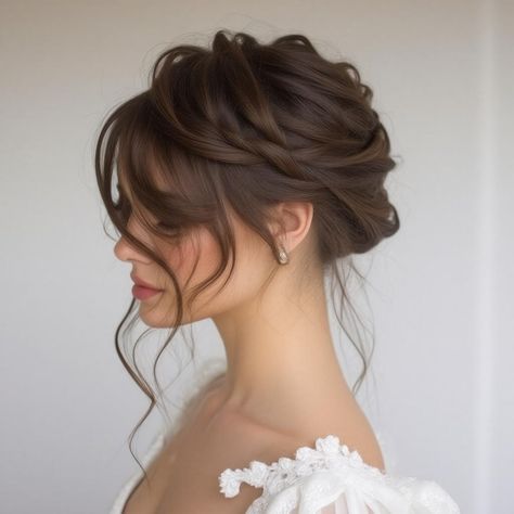 Looking for the perfect look for your big day? 🦋 High-end Best Wedding Hairstyles wedding hairstyles half up half down bangs | Fabulous Allure are the ultimate choice for brides seeking elegance and style. This stunning half-up, half-down hairstyle with bangs combines sophistication with a touch of romance, making it an ideal option for your wedding. Discover how to create this fabulous look, complete with tips on accessories and finishing touches to make your hair shine. Elevate your bridal beauty effortlessly! #WeddingHairst Half Up Half Down Bangs, Hairstyle With Bangs, Best Wedding Hairstyles, Hairstyles Wedding, Wedding Hairstyles Half Up Half Down, Bride Hair, Hair Shine, Hair St, Bridal Beauty