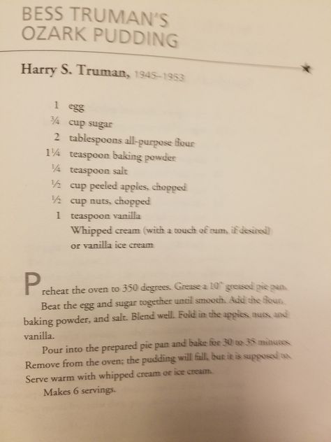 Ozark pudding Ozark Pudding Recipe, Ozark Pie, Ozark Recipes, Ozark Pudding, Arkansas Recipes, Pudding Recipes Homemade, Yummy Pies, Regional Recipes, Favorite Pie Recipes