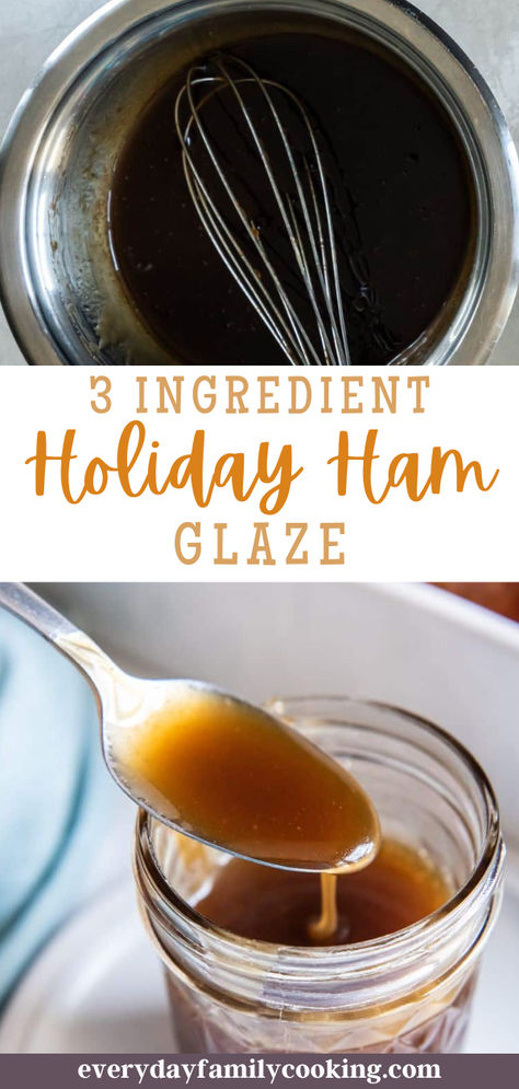 This 3-ingredient ham glaze is incredibly tasty. It’s quick, easy to make, and adds a burst of flavor to your ham, making it a simple and delicious choice for any occasion. Easy Glaze For Ham Simple, Glaze For Small Ham, Simple Glaze For Ham, Easy Ham Glaze Brown Sugar Simple, Brown Sugar Ham Glaze Easy, Easy Glaze For Ham, Glaze For Ham Brown Sugar, Easy Brown Sugar Glaze For Ham, Easy Ham Glaze Simple