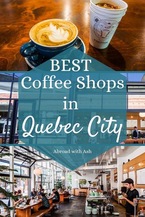 Coffee Around The World, Quebec City Canada, Old Quebec, Canada Travel Guide, Best Coffee Shop, O Canada, Montreal Quebec, Destination Voyage, Cool Cafe