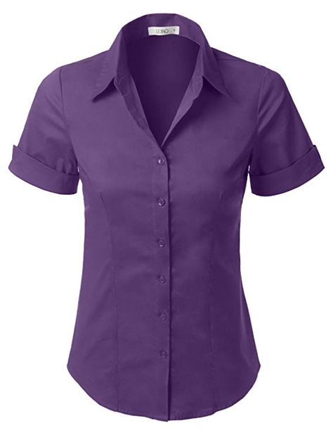 Short Sleeve Shirt Women, Tailored Shorts, Business Suit, Accessories Clothing, Shirts Blouses, Cut Shirts, Work Shirts, Cotton Shirt, Apparel Accessories