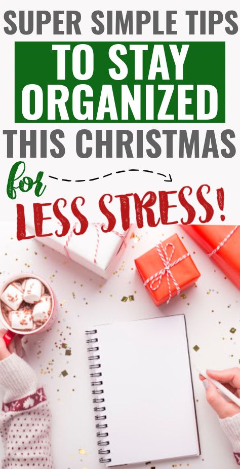 Every year I plan to have an organized Christmas, and every year it gets a little easier - so I've put together my 7 favorite Christmas organization tips to help you stay organized for Christmas this year. Whether it's organized Christmas decorations or a Christmas planner to get organized - you'll find something that will help you! #christmas #holidays #organization #christmasdecor #holidayplanner #christmasplanner Holiday Organization Storage, Organized Christmas Decorations, Christmas Planning Checklist, Organized Christmas, How To Stay Organized, Holiday Cleaning, Holiday Organization, Holiday Hack, Christmas Prep