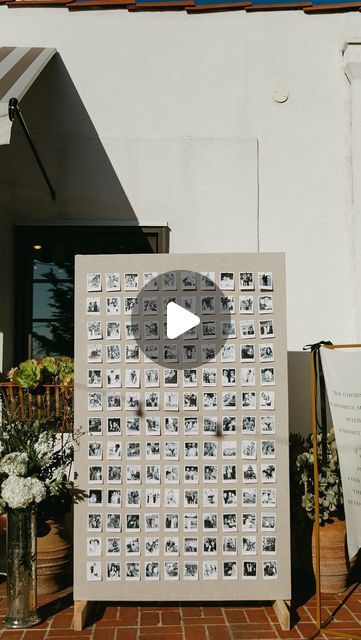 By Angèle Gray Uhlig on Instagram: "CHAMPAGNE PROBLEMZ IS NOW IN THE RENTAL BUSINESS 🥂   If you are located in the Bay Area and are you in need of a seating chart or backdrop wall for your next event, you are in luck! This custom built wall is great for pinning pictures or pinning up letters to your guests! Go the extra mile and make each guest feel loved, I promise you won’t regret it and your guests will rave about it!🥂 Love and a little champagne can fix any problem 😉   DM me if you are interested in renting! I am excited to announce I have my first rental this weekend at the SF City Hall!   Not in the Bay Area, no problem! I will soon be selling an instruction manual on #Etsy! #staytuned . . . . . . . . . . . . @sfcityfc @sfcityhallwedding @alwaysabrideevents @alwaysamomentevents @s Seating Chart Polaroid, Wedding Letters To Guests, Seating Chart Letters To Guests, Garden Party Wedding Seating Chart, Picture Seating Chart Wedding, Letters To Guests Wedding, Champagne Seating Chart Wall, Polaroid Seating Chart, Picture Seating Chart