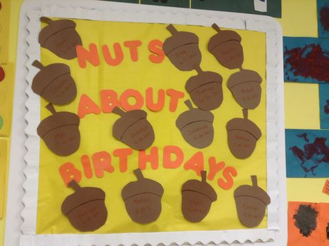 Birthday Board Fall themed Birthday Board Ideas, Goddard School, Fall Classroom Ideas, Birthday Board Classroom, Birthday Chart, Month Ideas, Birthday Boards, Classroom Boards, Board Classroom