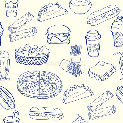 Fast Food Icon, French Pizza, Food Icon, Vector Food, Doodle Icon, Food Wallpaper, Illustration Food, Icon Set Vector, Modern Furniture Living Room