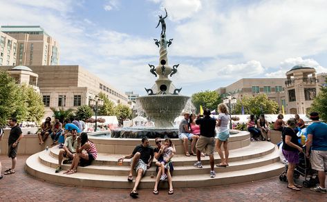 How to Spend 3 Days in Reston and Herndon Herndon Virginia, Reston Virginia, Reston Town Center, Washington Dc Metro, Dc Travel, Oak Hill, Neighborhood Guide, Town Center, Shop Till You Drop