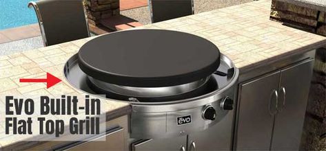 What I Like About the Built-in Evo Flat Top Grill, 7 Ways to Cook on it, Easy Cleaning Tips & Why the Griddle is Better for Entertaining Cooktop Gas, Gourmet Grilling, Flat Top Grill, Outdoor Kitchen Appliances, Propane Gas Grill, Drip Pan, Gas Bbq, Kitchen Installation, Built In Grill