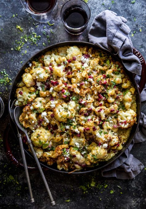 Zoodle Bake, Moroccan Cauliflower, Cauliflower Bake, Sweet Potato Hummus, French Soup, Moroccan Spices, Vegetarian Sides, Baked Cauliflower, Roasted Asparagus