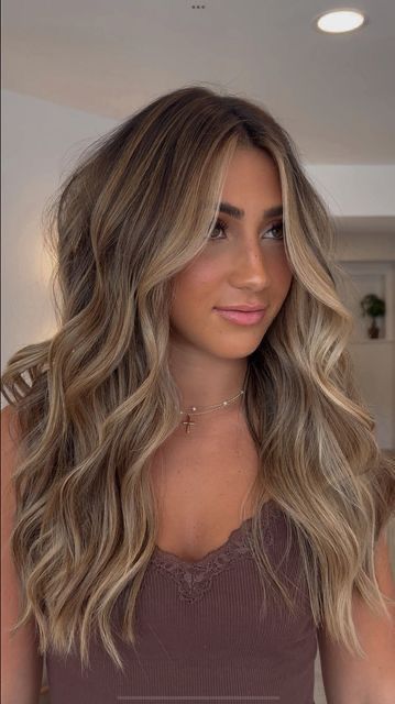 Dirty Blonde Hair Inspo Color, Adding Blonde To Dark Brown Hair, Fall Hair Dirty Blonde, Blonde Face Frame Highlights, Light Brown Money Piece On Brown Hair, Colors To Wear With Brown Hair, Lived In Bronde Haircolor On Dark Hair, Bronde Winter Hair, Blond With Brown Lowlights