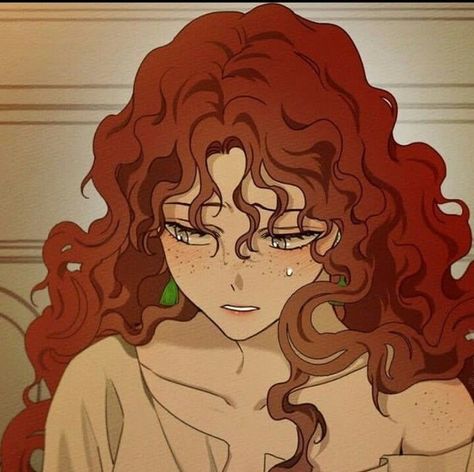 Maximilian Calypse, Under The Oak Tree, Oak Tree, Red Hair, Curly Hair, Red, Anime, Hair, White