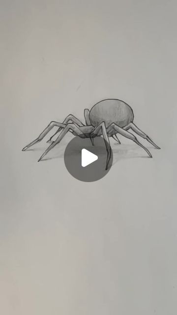 Mark Liam Smith on Instagram: "Draw a spider 🕷️ Drawing lesson for new artists on how to draw a spider. #drawinglesson #howtodraw #drawspider" Drawing Halloween Art, Drawing Ideas On Graph Paper, Drawings Of Spiders, Spider Drawing Tutorial, 3d Spider Drawing, Drawing Spider, Spider Reference, How To Draw Spider, Spider Sketch Easy