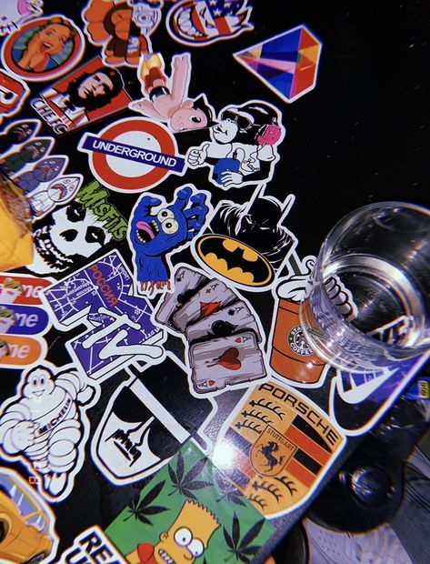 Edc Bag, Sticker Design Inspiration, Sticker Bomb, Notebook Stickers, Star Wars Movie, Macbook Case, Laptop Stickers, Sticker Design, Street Art