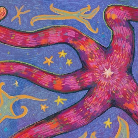 emily on Instagram: "starfish" Starfish Outfit, Aura Paintings, Starfish Aesthetic, Funky Ocean Art, Star Fish Painting, Star Fish Aesthetic, Starfish Drawing Illustrations, Emily Aesthetic, Starfish Illustration