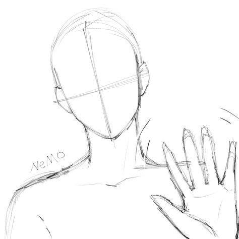 Guy Body Poses Drawing, Manga Poses Male Body Drawing, Guy Drawing Base Pose, Head Bases Sketch, Male Art Base Pose, Base Poses Reference Male, Manga Reference Poses Male, Drawing Poses Headshots, 1 Person Drawing Base Male