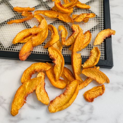 Dried Peaches Dehydrator, Dehydrating Peaches In Dehydrator, How To Dehydrate Peaches, Dehydrate Peaches, Freezing Peaches, Homemade Instant Oatmeal, Dehydrated Fruits, Food Canning, How To Peel Peaches