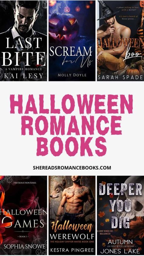 15 Halloween Romance Books to Get You in the Spirit This Season – She Reads Romance Books Spicy Halloween Books, Spicy Fall Romance Books, Halloween Romance Books, Halloween Reads, Halloween Romance, Werewolf Romance Books, Tbr Books, Books Tbr, Reading List Challenge